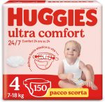 Huggies Ultra Comfort Nappies 150 Units Taglia 4